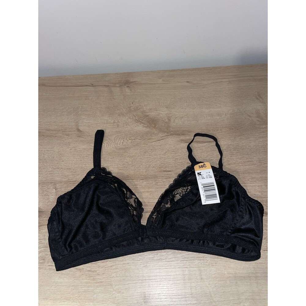 VINTAGE Basic Editions 38C Nursing Bra Style 6239 Black Wireless